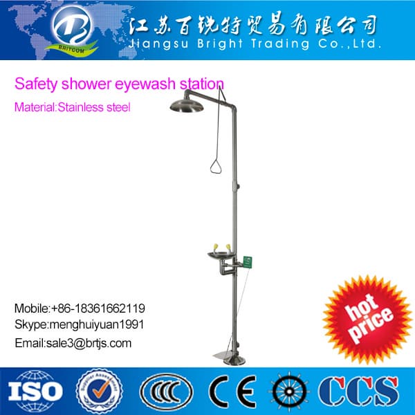 ABS emergency shower eyewash station
